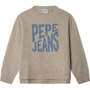 Pepe Jeans - PG7000013 - Gebreide Trui - Bruin - Casual - Katoen