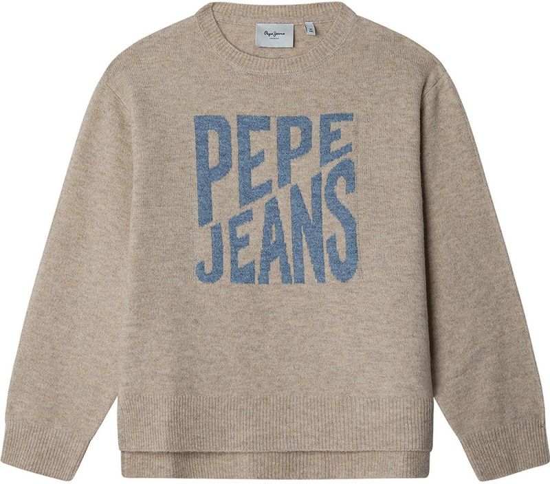 Pepe Jeans - PG7000013 - Gebreide Trui - Bruin - Casual - Katoen
