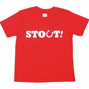 Harry's Horse T-shirt STOUT Kids Rood - XL