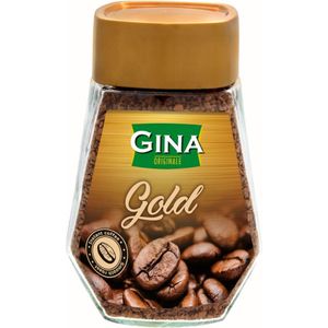 Gina Gold Oploskoffie 200 gram