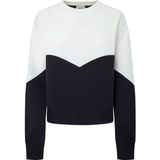 Pepe Jeans Hilda Sweatshirt Wit,Zwart Vrouw