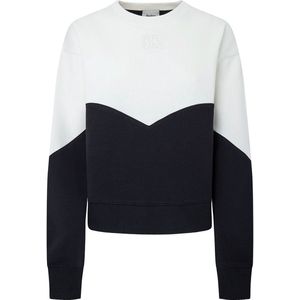 Pepe Jeans Hilda Sweatshirt Wit,Zwart Vrouw