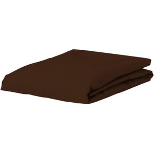 ESSENZA Premium Percale Hoeslaken Chocolate - 100x200