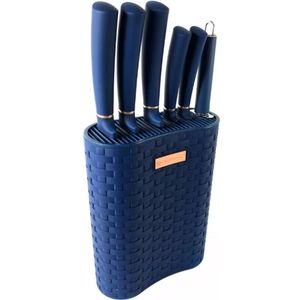 Edënbërg - Edenberg Messenset - Aquamarine Edition - 7-delig - Roestvrij Staal met Antikleef Coating