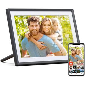 Digitaal Fotolijst – 10,1 inch IPS Scherm – WiFi – Frameo App – 32GB Geheugen – Auto-Rotatie & Slideshow - TELEO