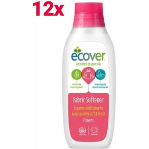 Ecover Wasverzachter Flowers 9000 ml (12x750ml) - 300 wasbeurten (12x75 wasbeurten)