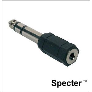 Specter Verloopplug van Mini Jack naar Grote Jack 6.3mm