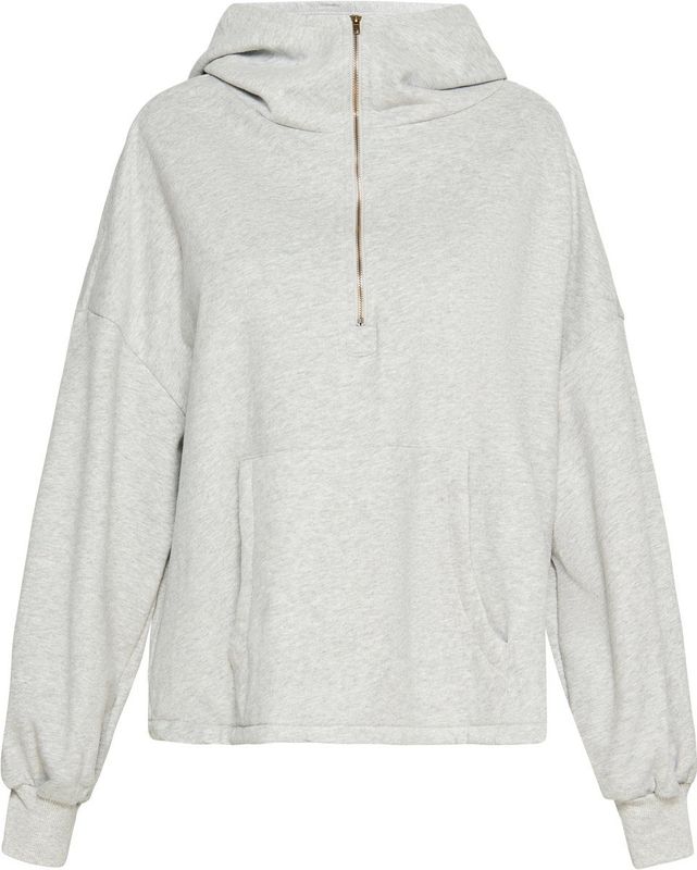 usha - BLUE LABEL - Sweatshirt - Lichtgrijs - Pofmouwen - Capuchon