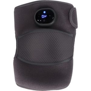 Knie Massager Warmte 3 Versnellingen Vibratie Verwarmde Kniebrace - Knie Verwarming Pad