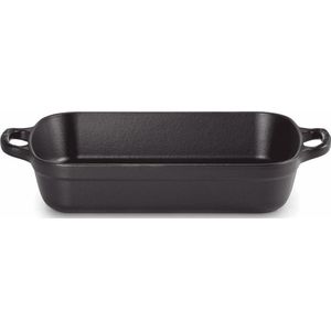 LE CREUSET - Gietijzer - Braadslede 29 x 20 cm Mat Zwart