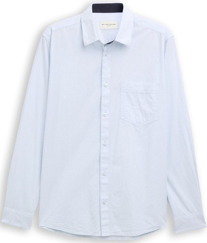 Tom Tailor Fitted overhemd van katoen
