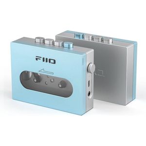 Cassette Speler met USB-C Oplaadpoort en 3,5 mm Hoofdtelefoonaansluiting - Blauw