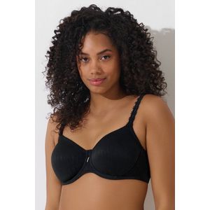 Zwarte Lisca Gracia Moulded beugel bh F – G - Zwart - Maat - 80F