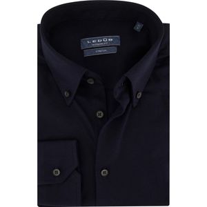 Ledub overhemd mouwlengte 7 donkerblauw