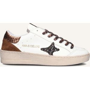 Ama Brand Deluxe Slam Sneakers - Leer - Dames - Wit - Maat 36