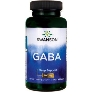 Swanson - GABA - Voedingssupplement - 500 mg - 100 Capsules