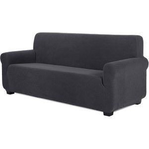 Bankhoes stretch 3 zitsbanken Jacquard Sofahoes Grijs bankhoes stretch 3 zitsbanken