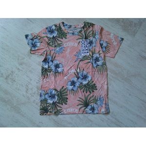 Jack & Jones t-shirt jongens - Coral Pink - JORbloomer - 176
