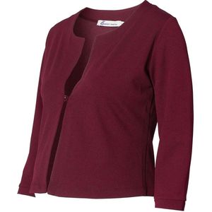 Queen Mum Colbertjas met lange mouw Kleur Chestnut, Maat: XS