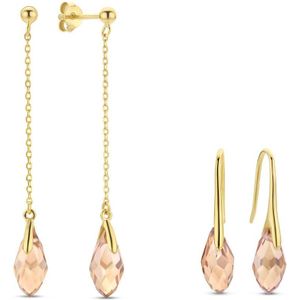 Parte Di Me Sorprendimi Dames Giftset/Oorbellen/Oorhangers Gouden plating - Goud