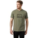 Helly Hansen Box T-shirt Met Korte Mouwen Groen XS Man