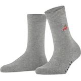 FALKE - Cosy Wool Star X-Mas - Wol Kasjmier Sokken - Grijs