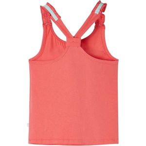 Kindertopje koraal - maat 128 - eenhoornprint