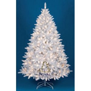 Royal Christmas - Kunstkerstboom - Washington Promo Wit - Hoogte 240 cm - met 400 warm LED lampjes - 2324 Takken