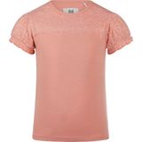 Koko Noko R-girls 4 Meisjes T-shirt - Coral pink - Maat 128