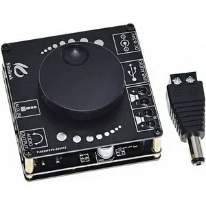 Bluetooth 5.0 20W Stereo Eindversterker - Mobiele Controle via APP, 12V/24V Digitale Versterker Module
