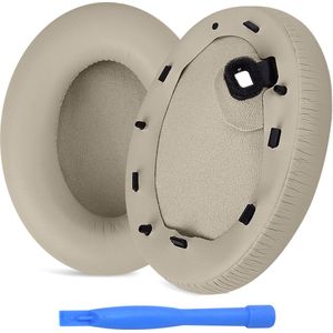 Vervangende Oorkussens voor Sony WH-1000XM4 Noise Cancelling Hoofdtelefoon van MMOBIEL - Memory Foam en Protein PU Koptelefoon Oorkussens - Noise Isolation Earpads – Bruin