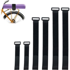 Elastische riemen met antislip elastische banden en klittenbandsluitingen - Set van 6 stuks (15/20/30 cm x 2 cm)