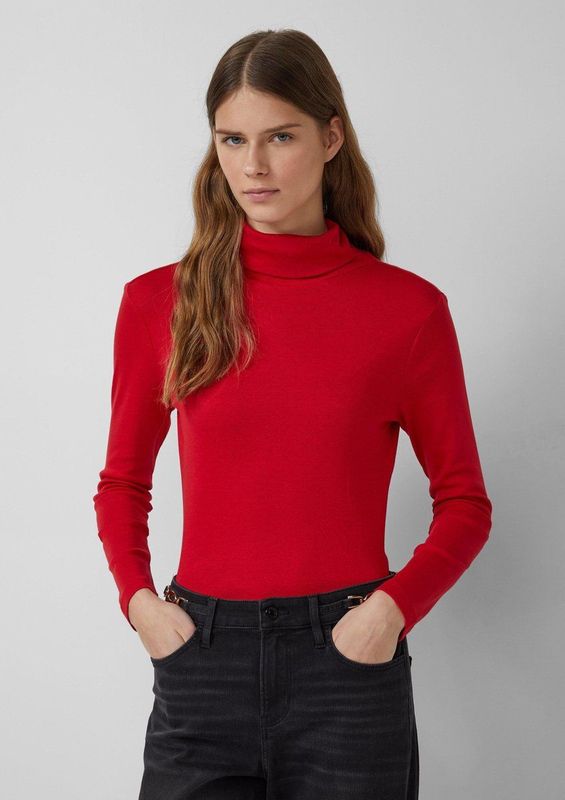 T-shirt - Zacht Turtleneck - Slim Fit - Lange Mouwen