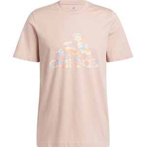 Adidas Heren T-Shirt Camo Beige BEIGE