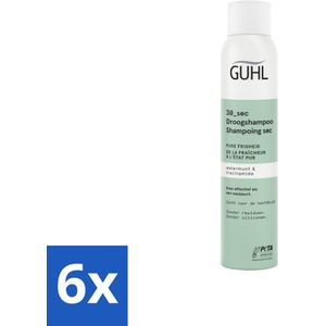 Guhl – Droogshampoo – Pure Frisheid 30 sec – 200 ml - Voordeelverpakking - 6 stuks