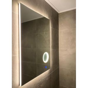 Spiegel met LED Verlichting - 80cm - Make-up Vergrootglas