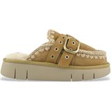 Mou - MU.FW531030A - Leren Klompen - Groen - Casual