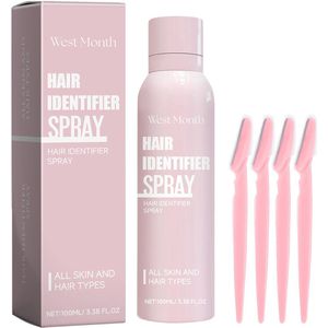 Spray voor gezichtshaarherkenning, gezichtsreiniger verzacht het haar, milde, niet-irriterende ontharingsspray