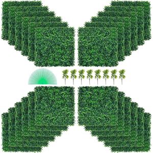 Kunstmatige Buxus Heggenpanelen - Decoratieve Privacywand voor Binnen en Buiten