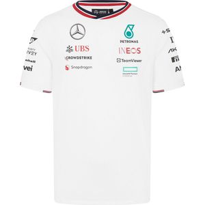 Mercedes Teamline Shirt Wit 2024 XS - Lewis Hamilton - George Russel - Formule 1