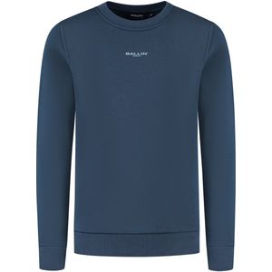 Ballin Amsterdam - Jongens Regular fit Sweaters Crewneck LS - Navy - Maat 8