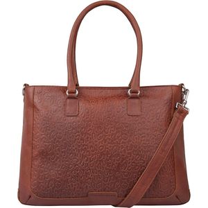 Cowboysbag - Laptop Bag Rosebud Cognac