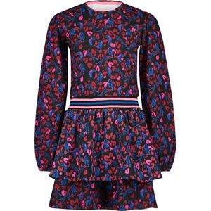 4PRESIDENT Meisjes jurk - Leopard AOP - Maat 98 - Meisjes jurken