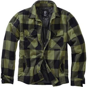 Brandit - Lumberjacket Jacket - 4XL - Zwart/Groen