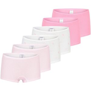 Schiesser Meisjes shorts 6 pack Kids Girls 95/5 Organic Cotton