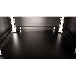 VALUE 19 inch wandbehuizing 6HE, 600x600 mm zwart, bouwpakket