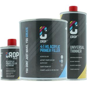 CROP 2K Primer Filler GRIJS - ACTIESET 2,25 liter