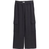 TOM TAILOR - Broek - Antraciet - Sweatstof - Wide Leg