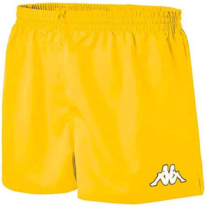 Kappa Fredo Rugby Korte Broek Geel S Man,Vrouw