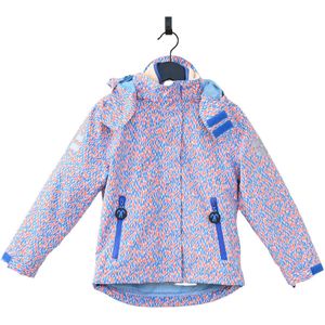 Ducksday - jas - uitritsbare fleece - regenjas - waterdicht - unisex - Joy - maat 158/164 - 14 jaar